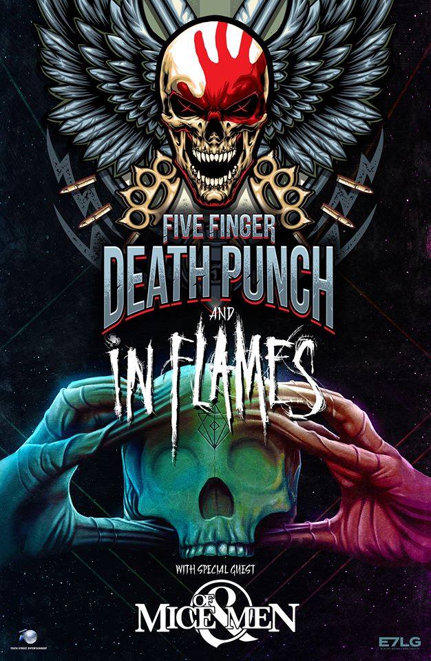 Five Finger Death Punch + In Flames + Of Mice & Men
